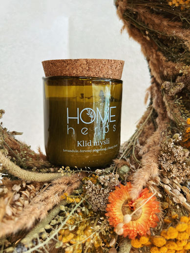 Klid mysli - tmavě zelená